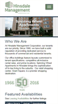 Mobile Screenshot of hinsdalemanagement.com